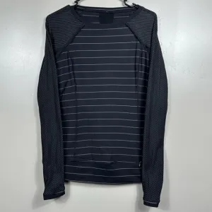 Lululemon Full Tilt Long Sleeve Slalom Black Hyper Stripe  Size 6