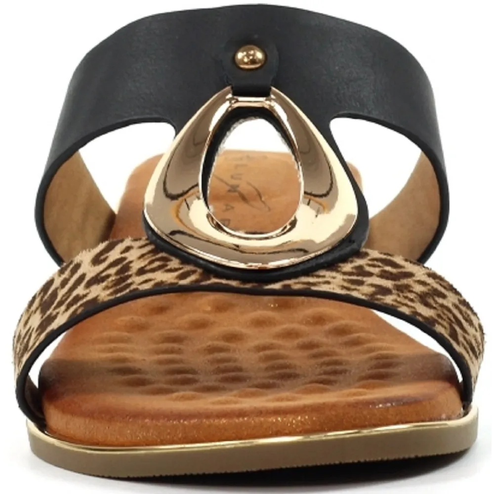 Lunar Paradise Black Sandals