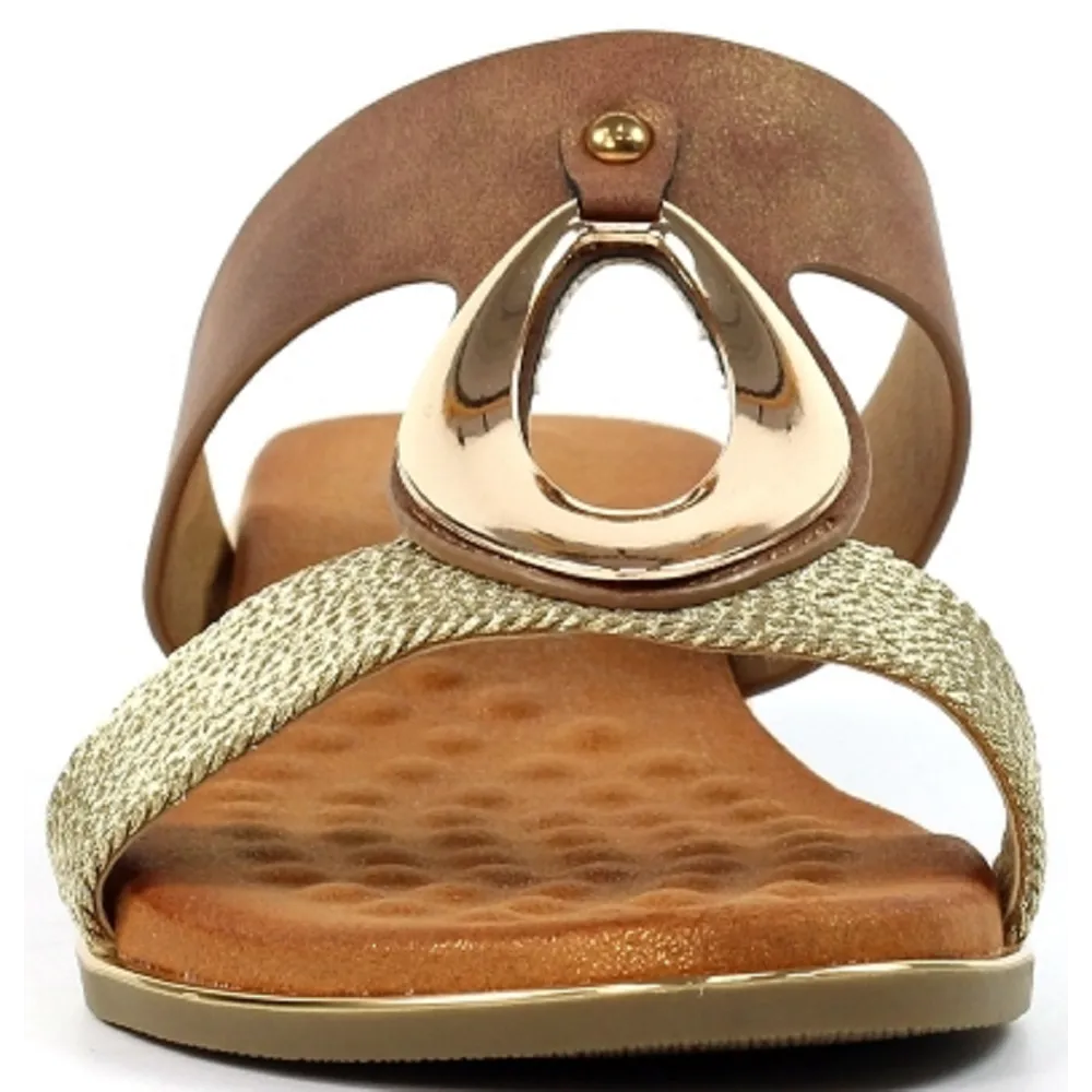 Lunar Porto Brown Sandals