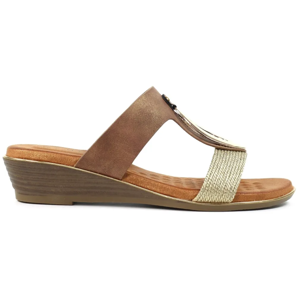 Lunar Porto Brown Sandals