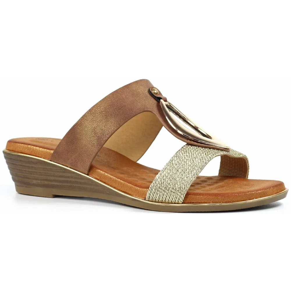 Lunar Porto Brown Sandals