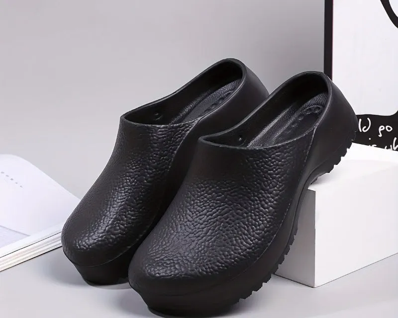 Men Slippers Couples Garden Clog Women Water Proof Chef Shoe Comfortable Sandal Slippers For Pet Workers Outdoor Fishing Shoes