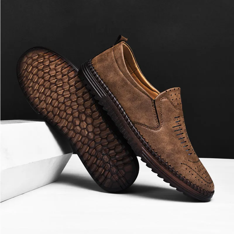 Men's Shoes Outdoor Casual Shoes Slip-on Flat