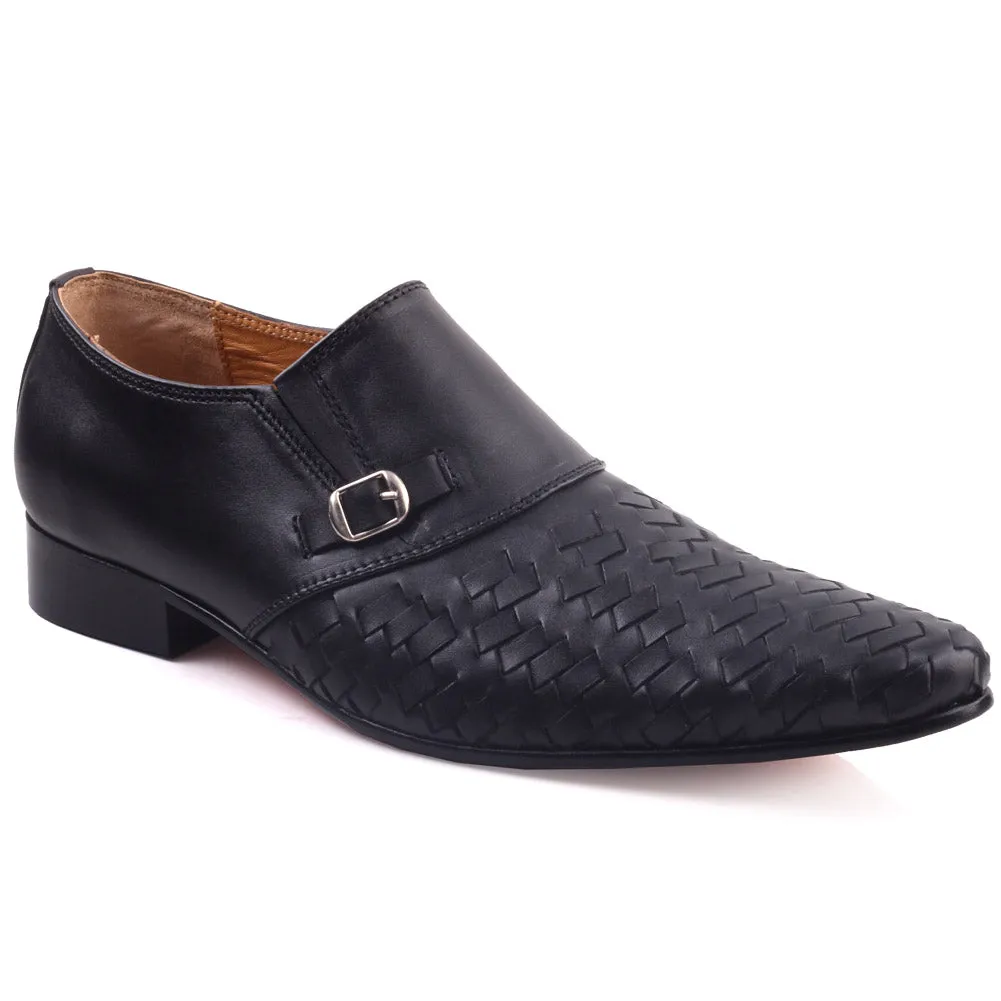 Mens ‘Yankis’ Formal Leather Textured Shoes