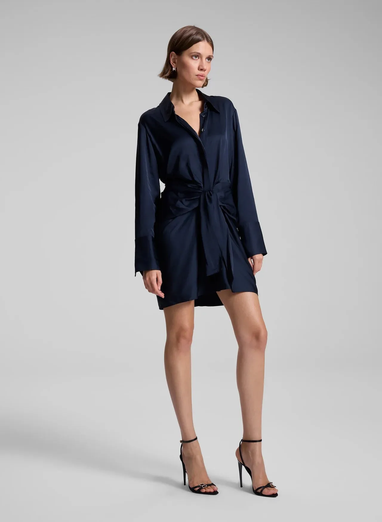 Mia Dress in Dark Sapphire