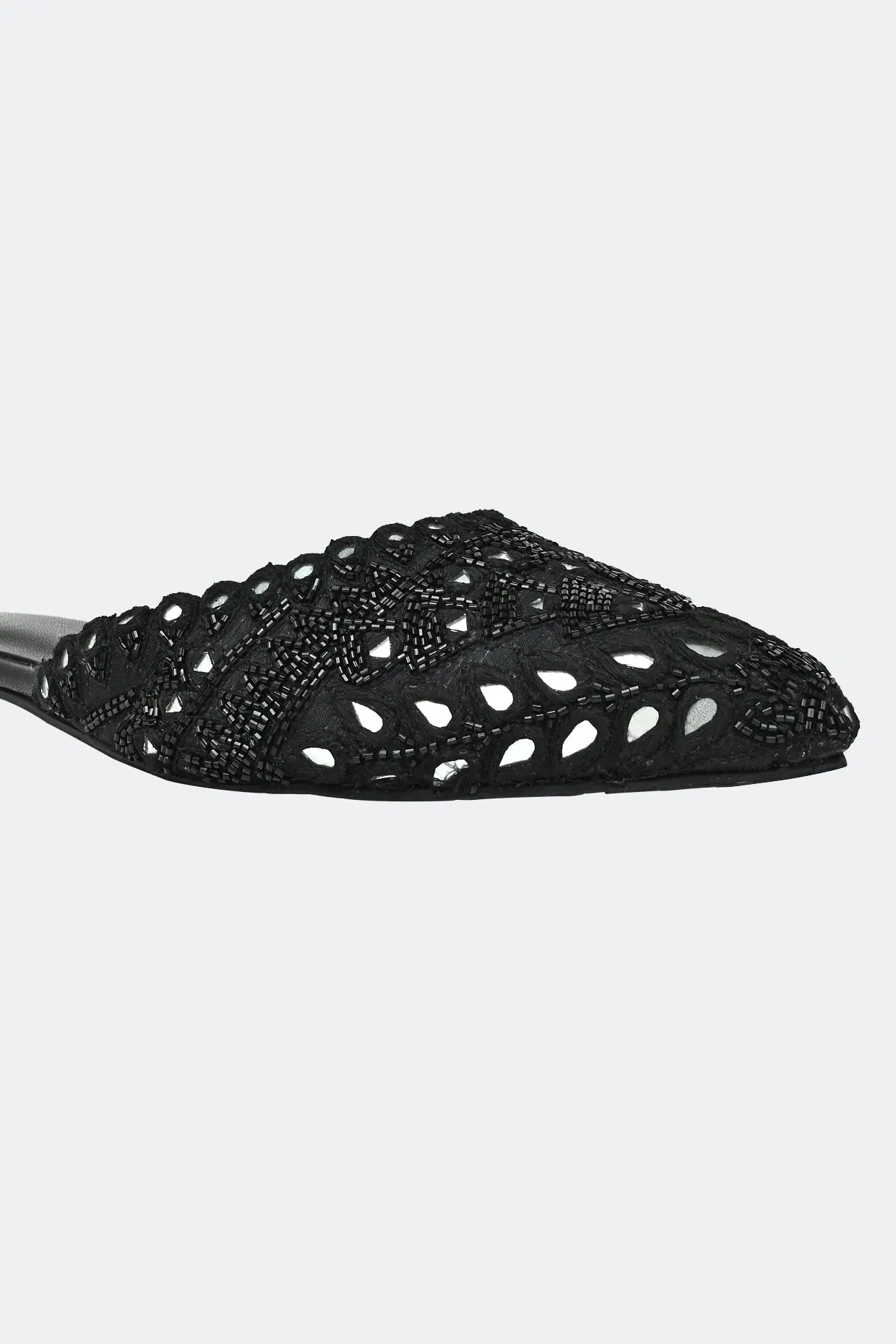 Midnight Elegance Mules For Women