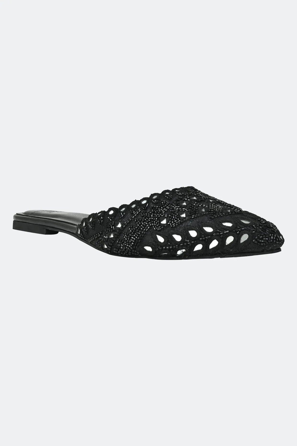 Midnight Elegance Mules For Women