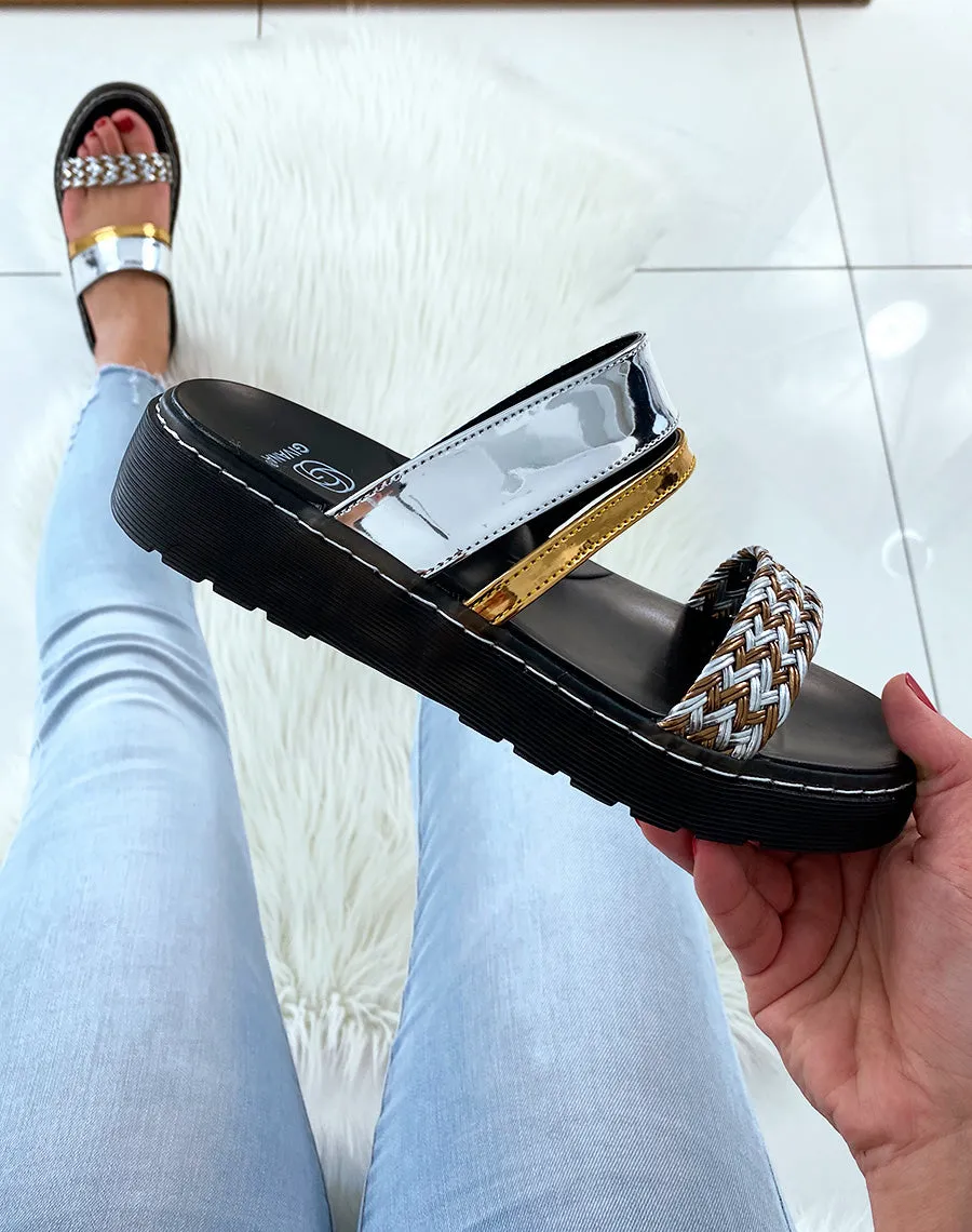 Mules silver