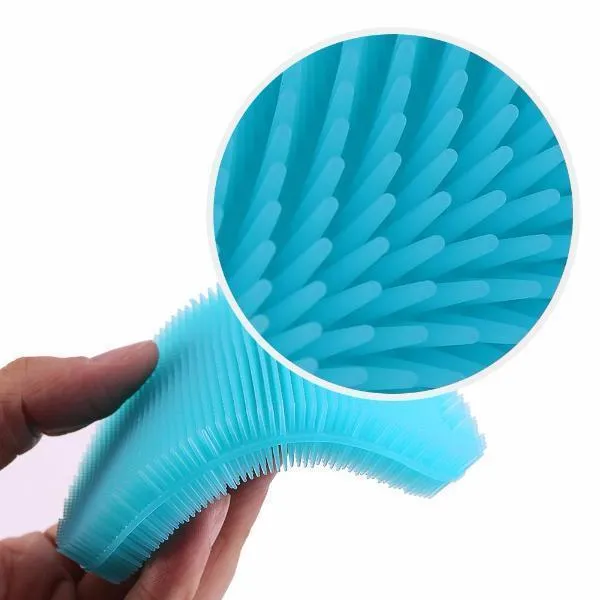 Multipurpose Food-Grade Antibacterial Silicone Oval Smart Scrub - 5 Colours Available!