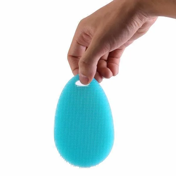 Multipurpose Food-Grade Antibacterial Silicone Oval Smart Scrub - 5 Colours Available!