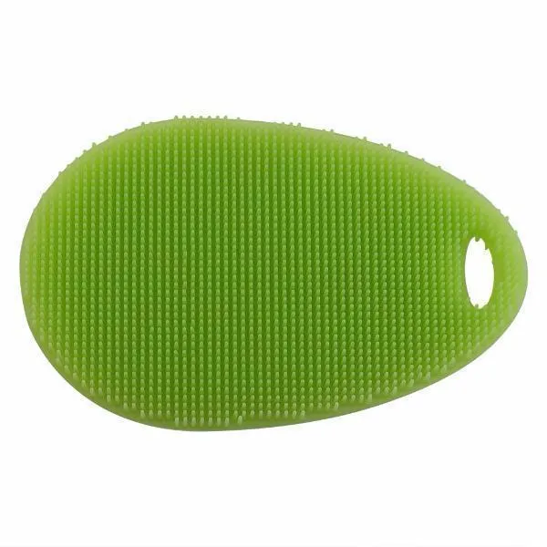 Multipurpose Food-Grade Antibacterial Silicone Oval Smart Scrub - 5 Colours Available!