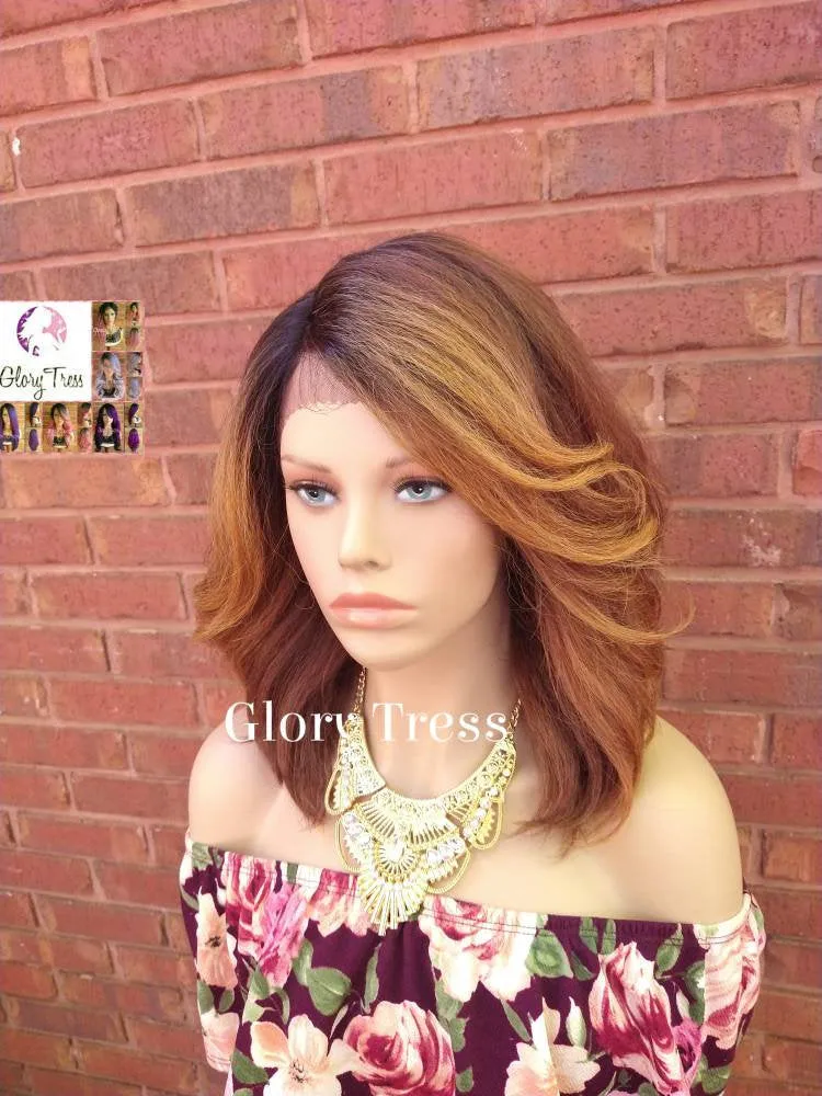 NEW ARRIVAL // Kinky Curly Lace Front Wig, Ombre Blonde Wig, Natural Yaki Wig, Glory Tress Wig, African American Wig // HOPEFULLY