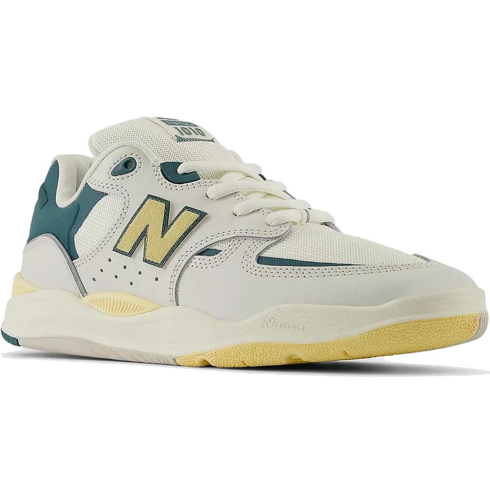 New Balance Numeric 1010 Tiago Lemos Skateboard Shoe - White / New Spruce