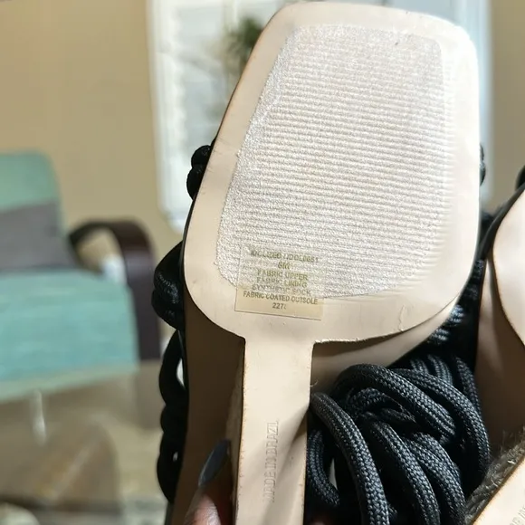 New Steve Madden Idolized wedge Sandal in black size 8