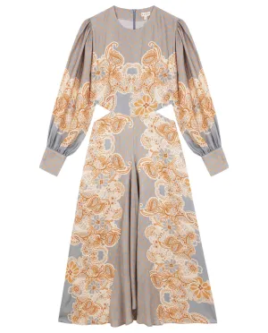 NOELIA | Vestido midi manga larga