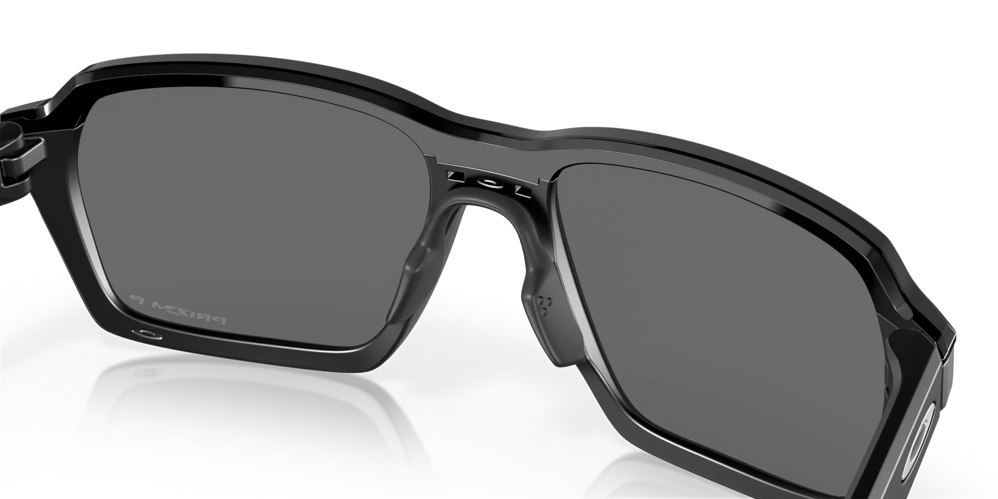 Oakley Parlay Sunglasses - Matte Black with Polarized Prizm Black Lenses