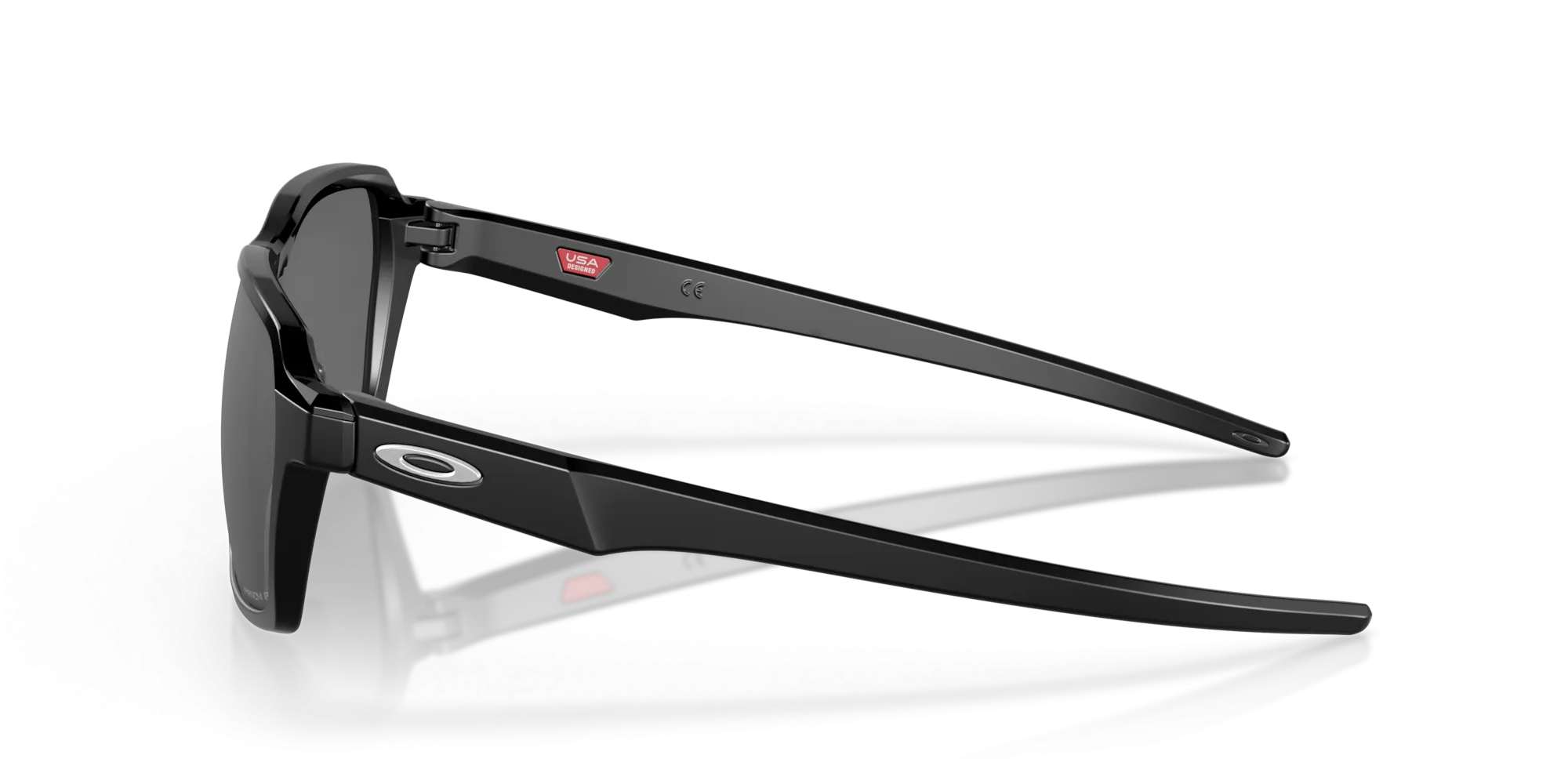 Oakley Parlay Sunglasses - Matte Black with Polarized Prizm Black Lenses