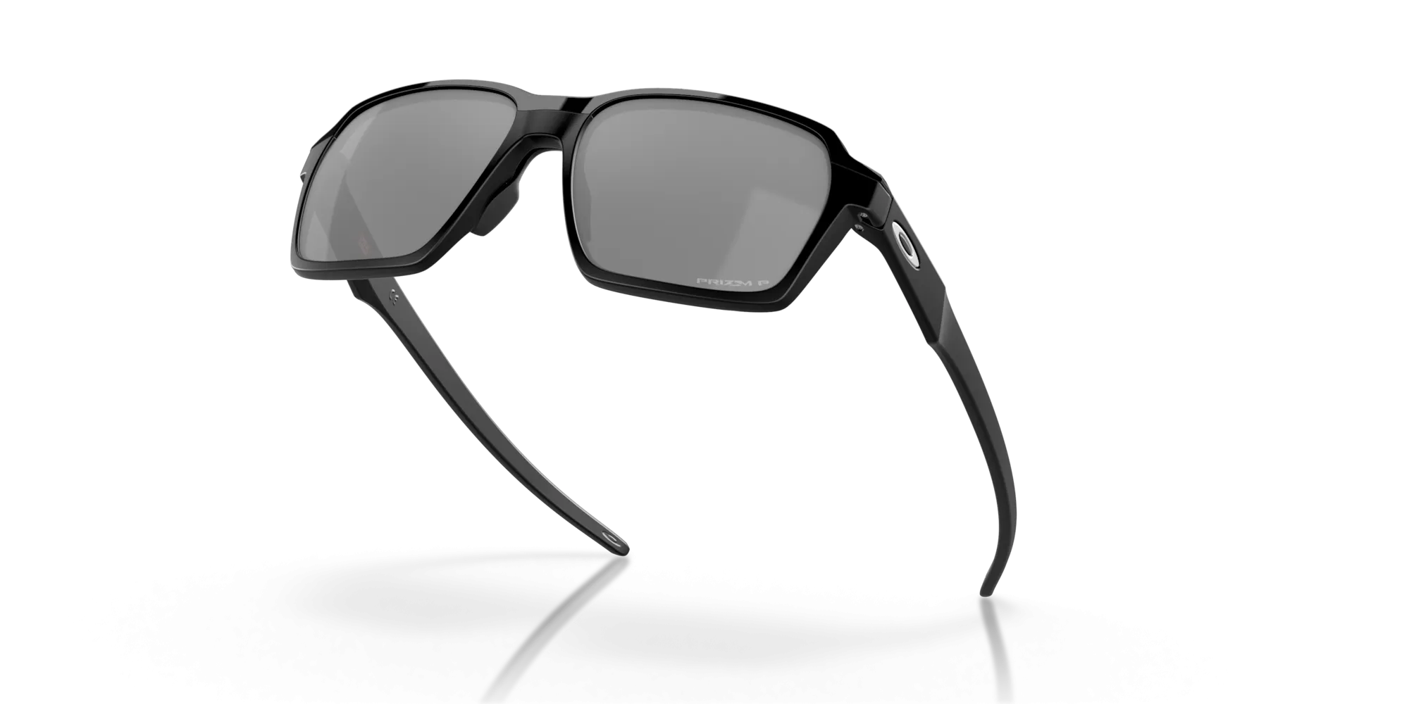 Oakley Parlay Sunglasses - Matte Black with Polarized Prizm Black Lenses