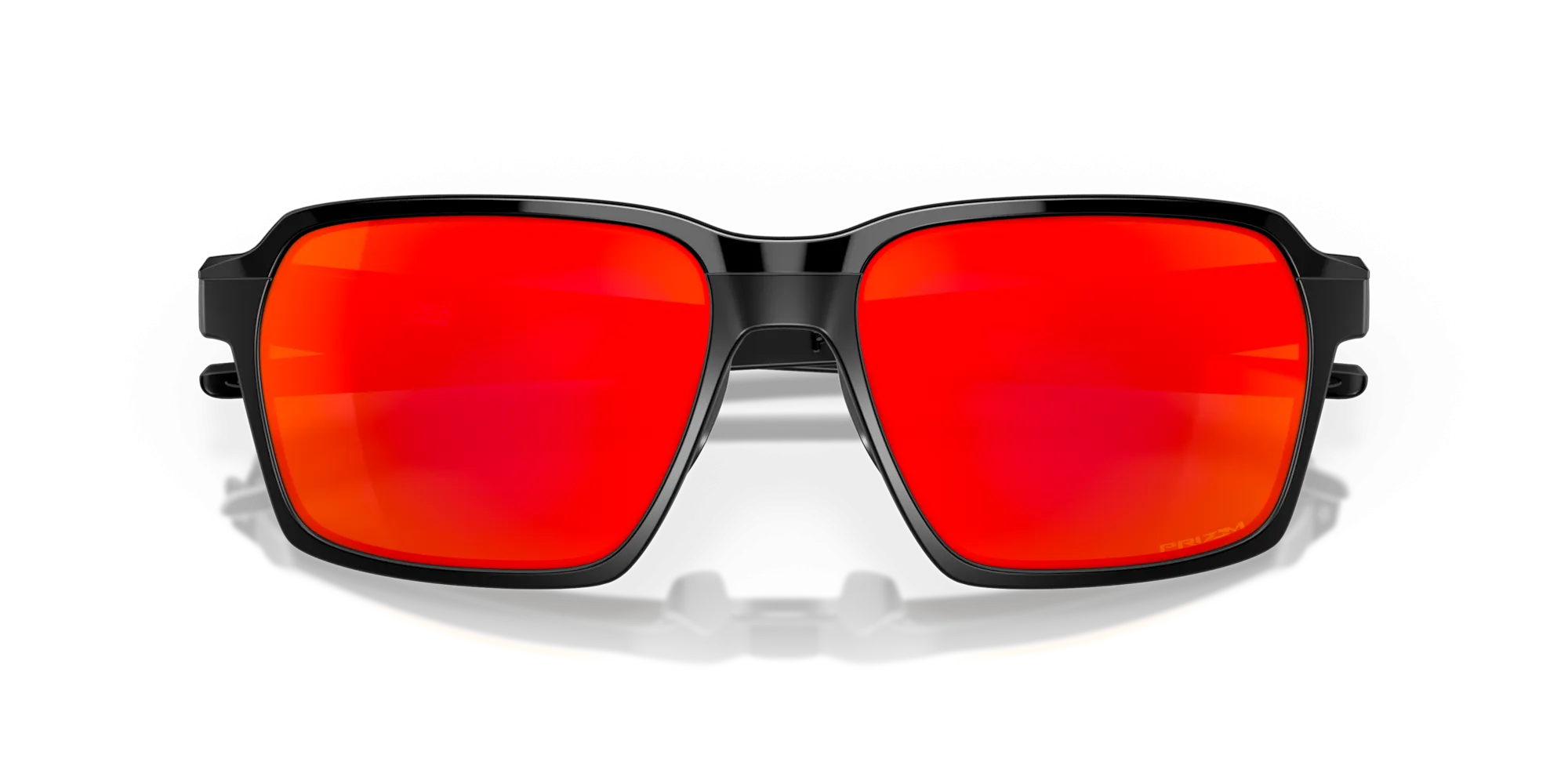 Oakley Parlay Sunglasses - Matte Black with Prizm Ruby Lenses