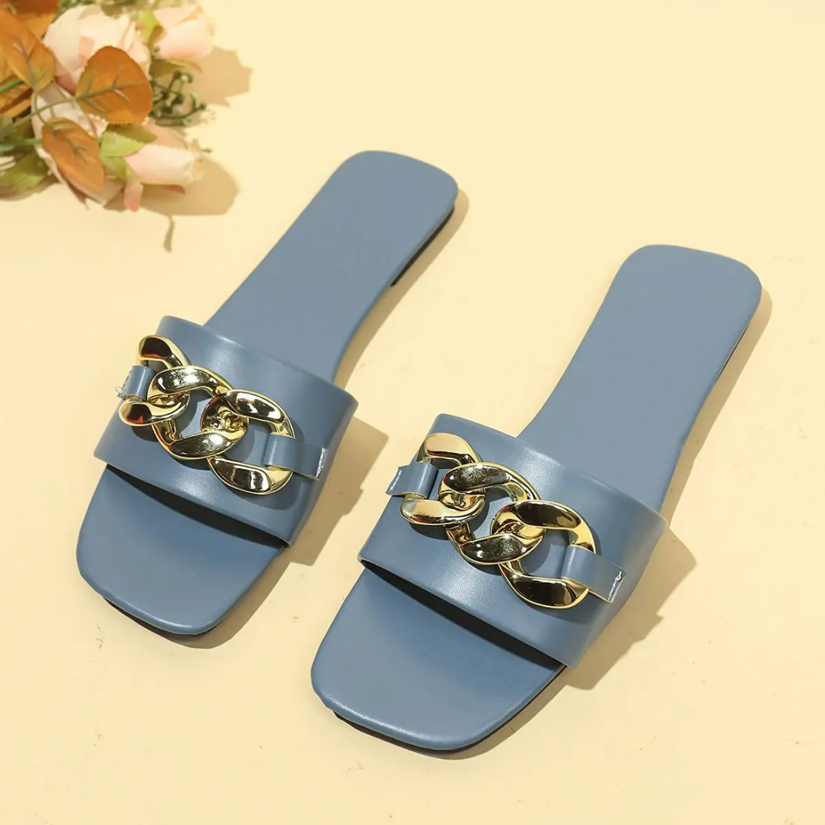 Open Toe Flats Sandals