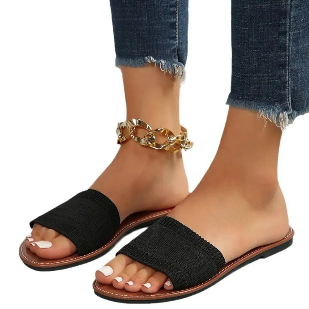 Open Toe Flats Sandals