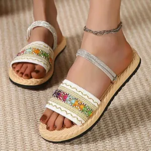 Open Toe Flats Sandals