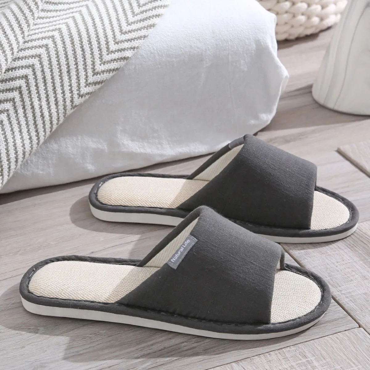 Open Toe Flats Slippers