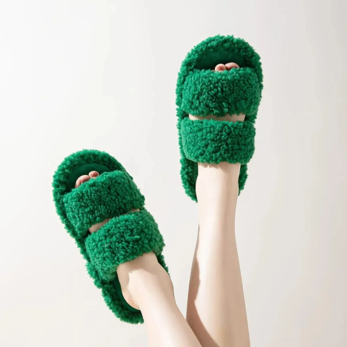 Open Toe Flats Slippers