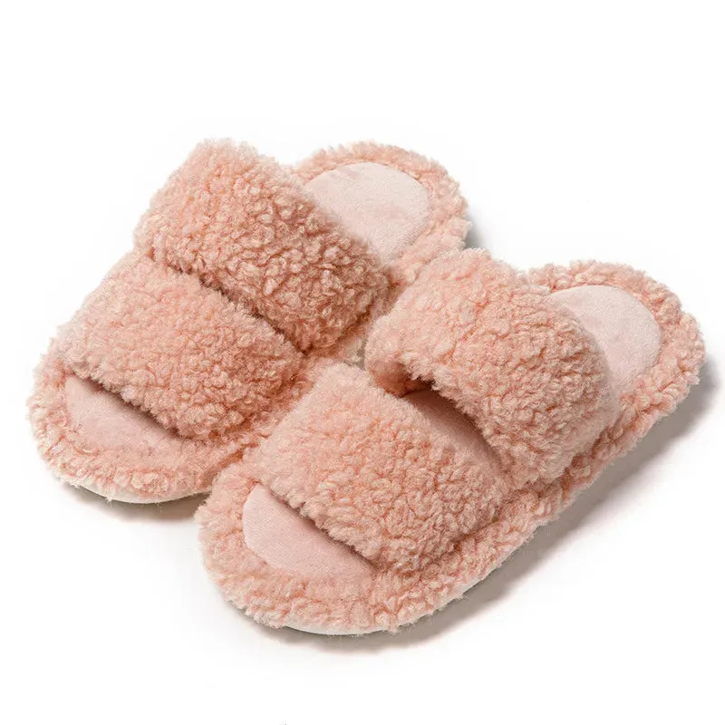Open Toe Flats Slippers