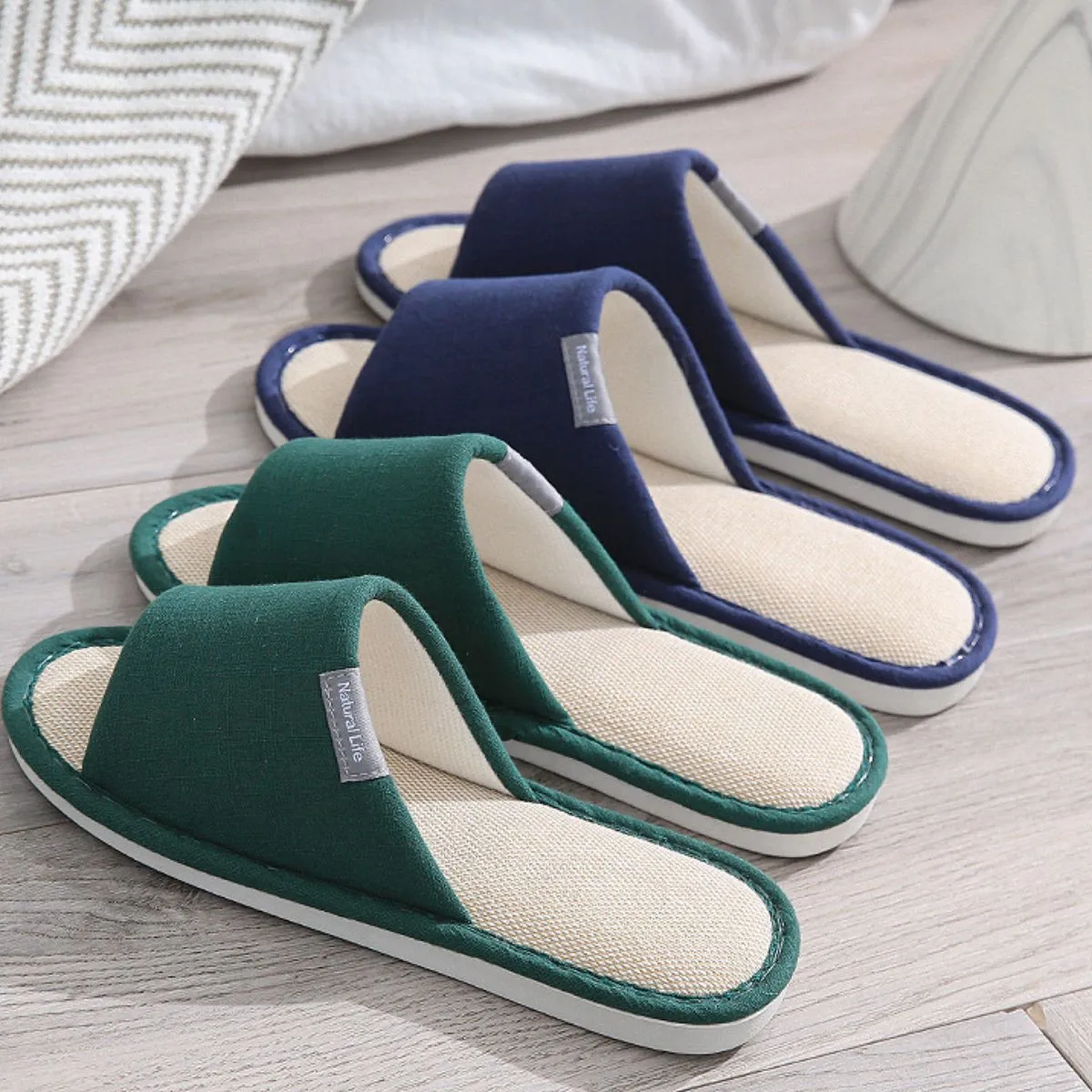 Open Toe Flats Slippers
