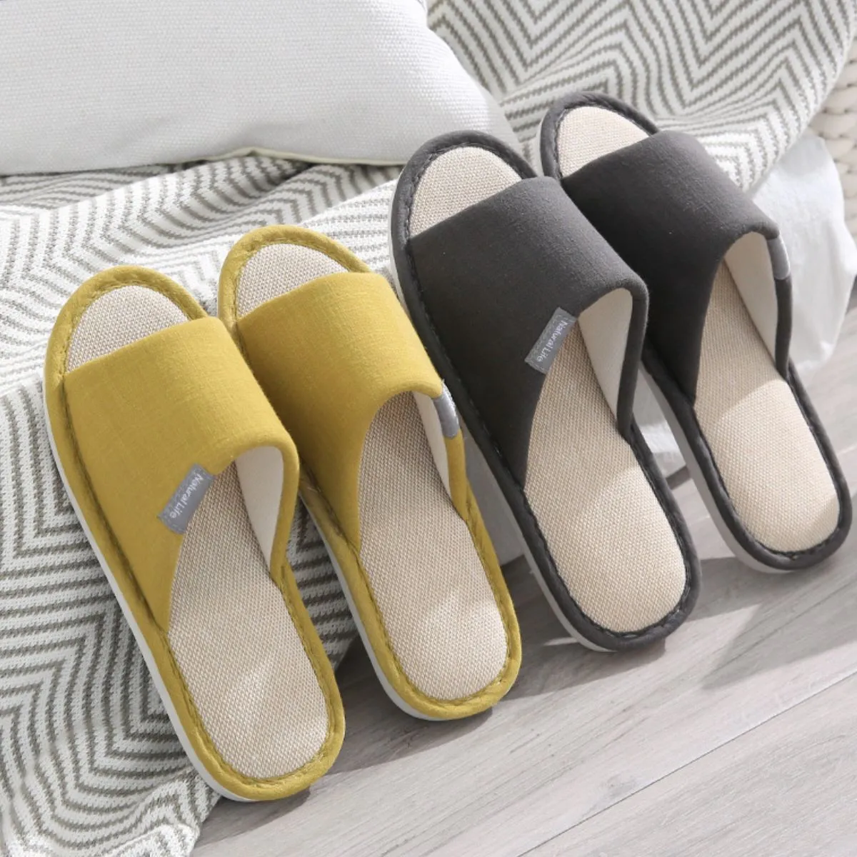 Open Toe Flats Slippers