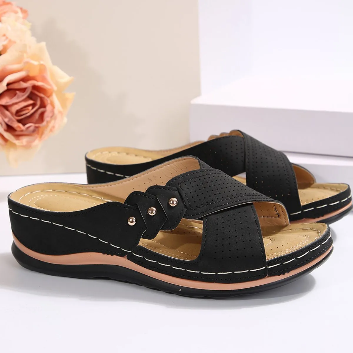 Open Toe Platform Sandals