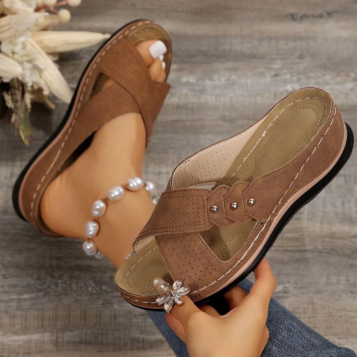 Open Toe Platform Sandals