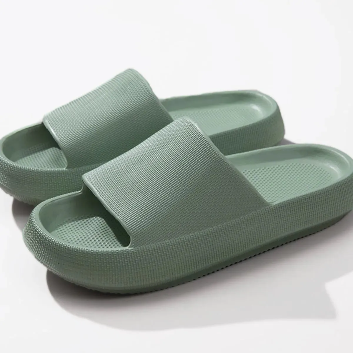 Open Toe Platform Slippers