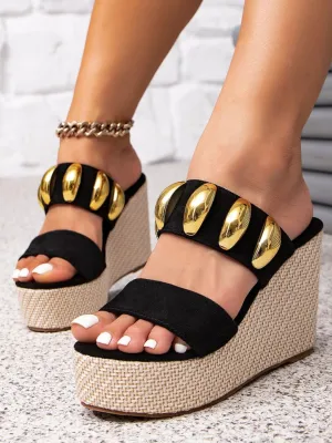 Open Toe Platform Wedge Sandals