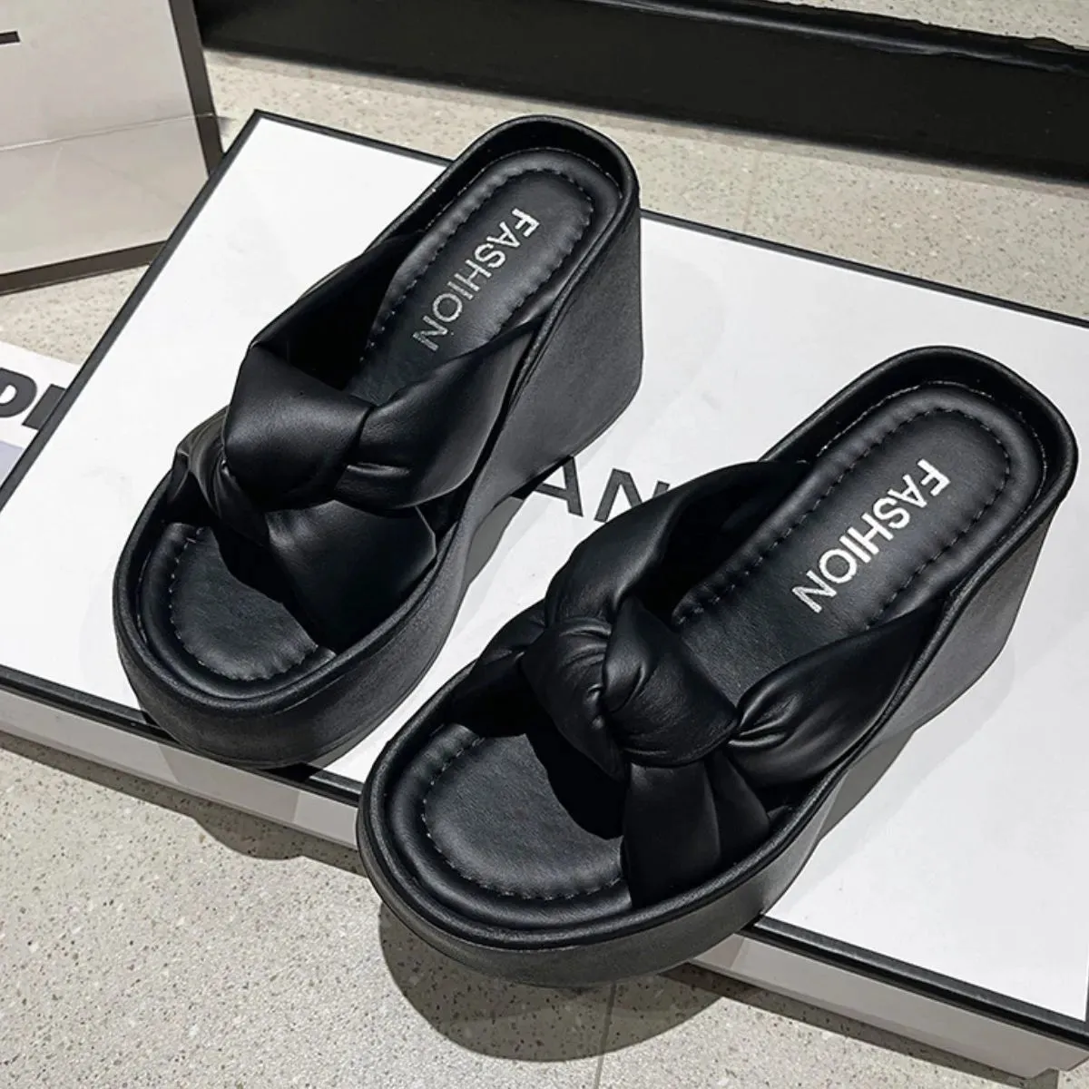 Open Toe Wedge Sandals