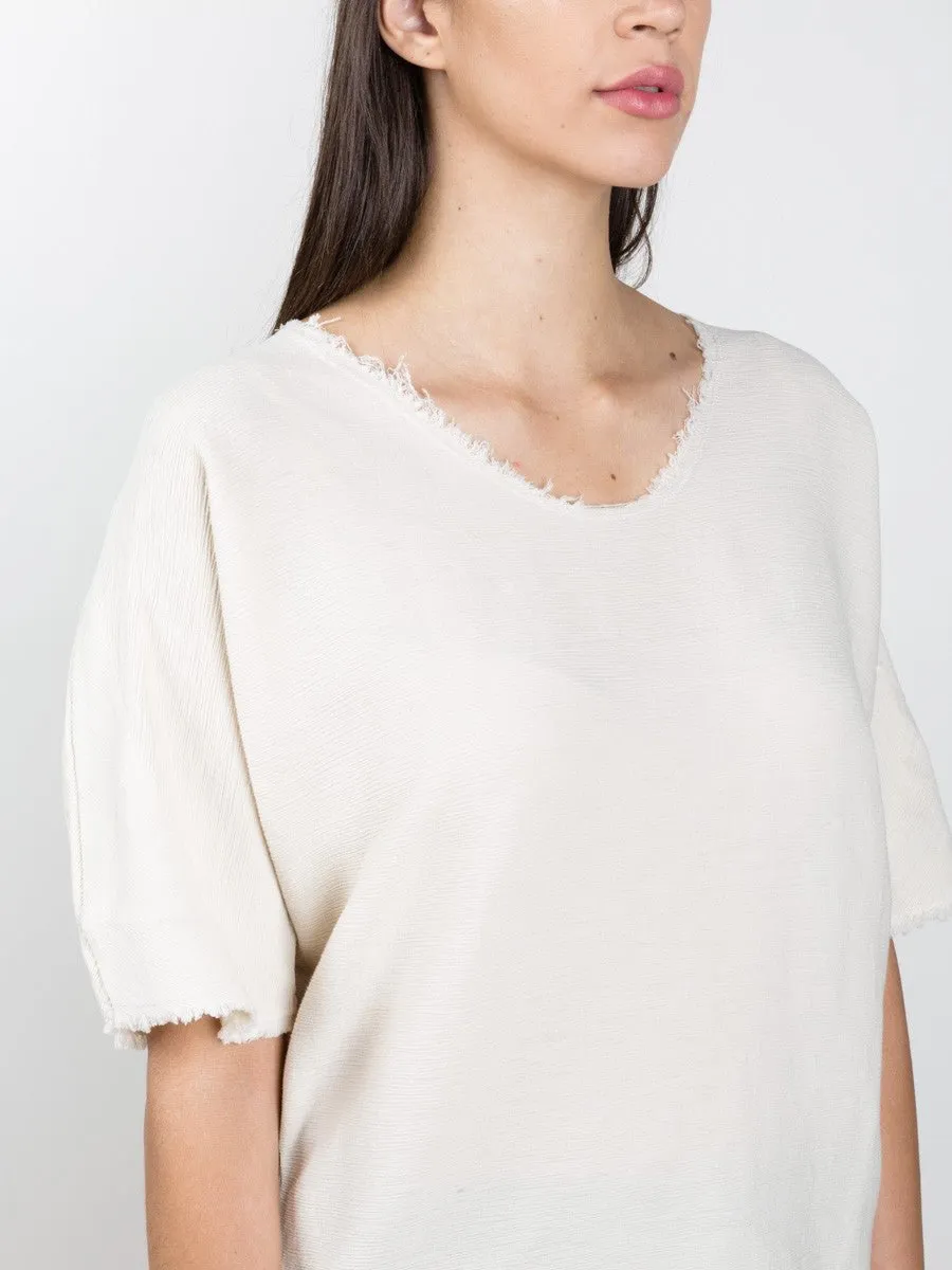 origami top - beige
