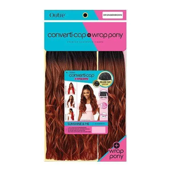 Outre Converti Cap   Wrap Pony Synthetic Hair Wig - SUNSHINE & ME
