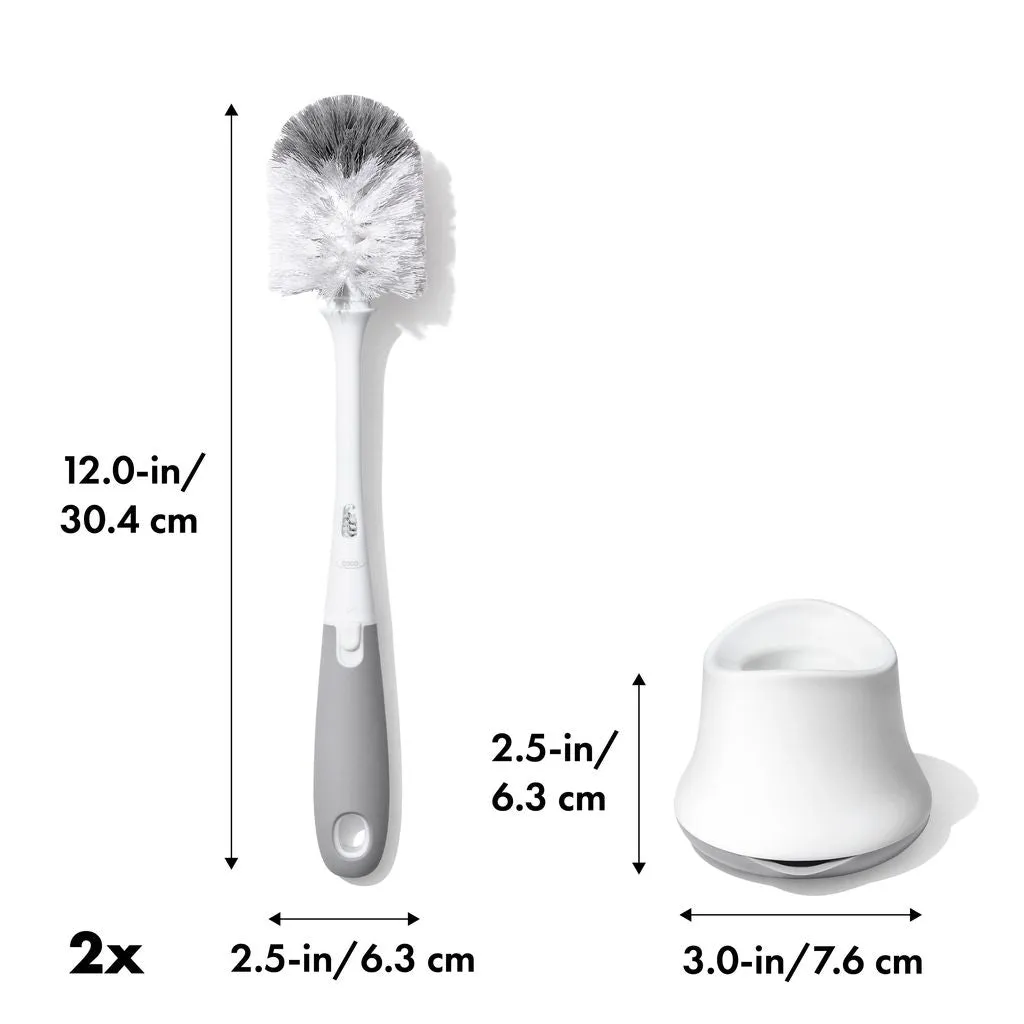 OXO TOT Cleaning Brush Bundle Set - Grey