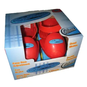 Ozbozz My First Skates Red with Blue Wheels