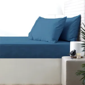 Park Avenue 500 Thread Count Natural Cotton Combo Set - Blue