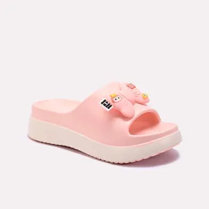 Peach Chunky Casual Slippers 0412976