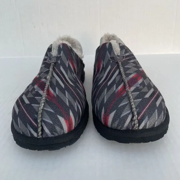 Pendleton Men's Couch Cruiser Slippers Sheepskin Lined Casual Slip On Size 8