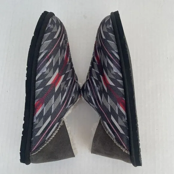 Pendleton Men's Couch Cruiser Slippers Sheepskin Lined Casual Slip On Size 8