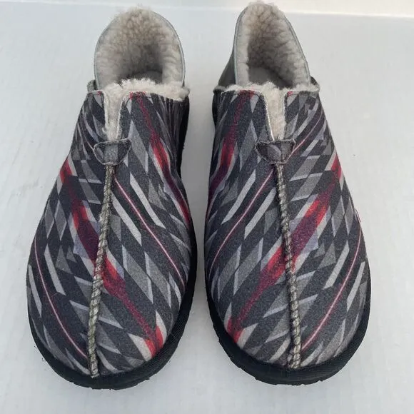 Pendleton Men's Couch Cruiser Slippers Sheepskin Lined Casual Slip On Size 8