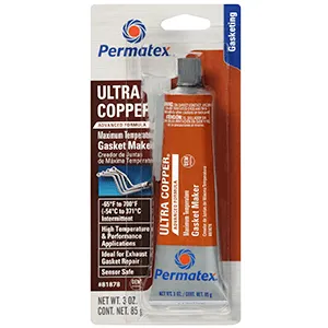 Permatex Ultra Copper Maximum Temperature RTV Silicone Gasket Maker - 81878