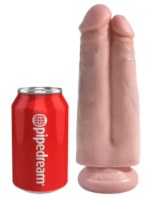 Pipedream King Cock 7 Inch Two Cocks One Hole