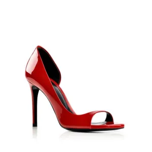 Plaisir 120 Mm Red Patent Leather