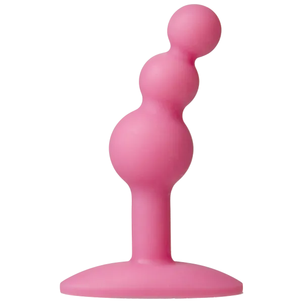 Platinum Premium Silicone The Minis Bubble Medium Pink Plug