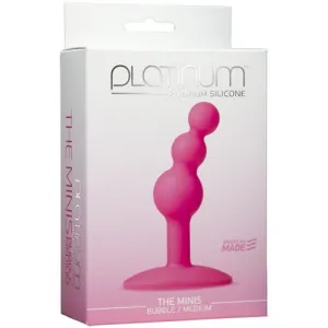 Platinum Premium Silicone - the Mini's - Bubble Medium - Pink